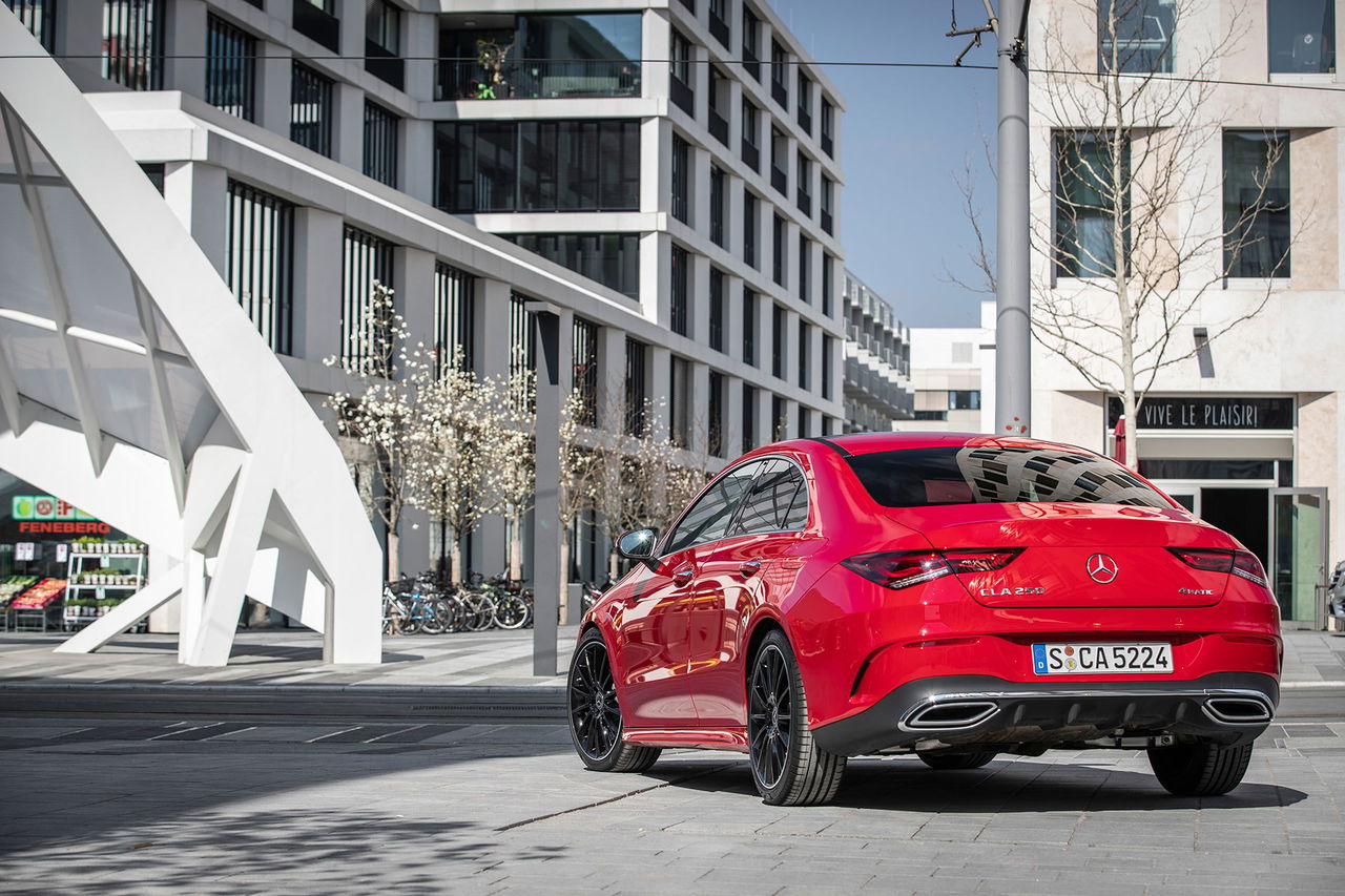 Mercedes Cla 2019 Rojo Prueba 08