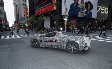 Camouflaged Next Gen Corvette Nyc