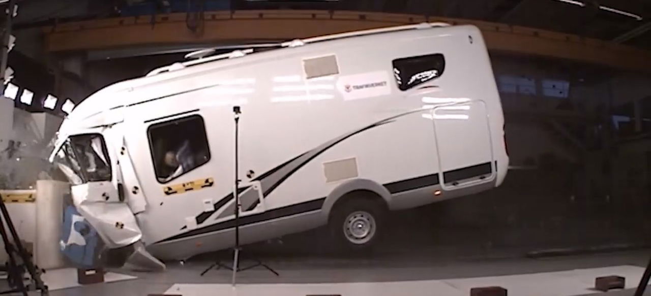 Crash Test Autocaravana