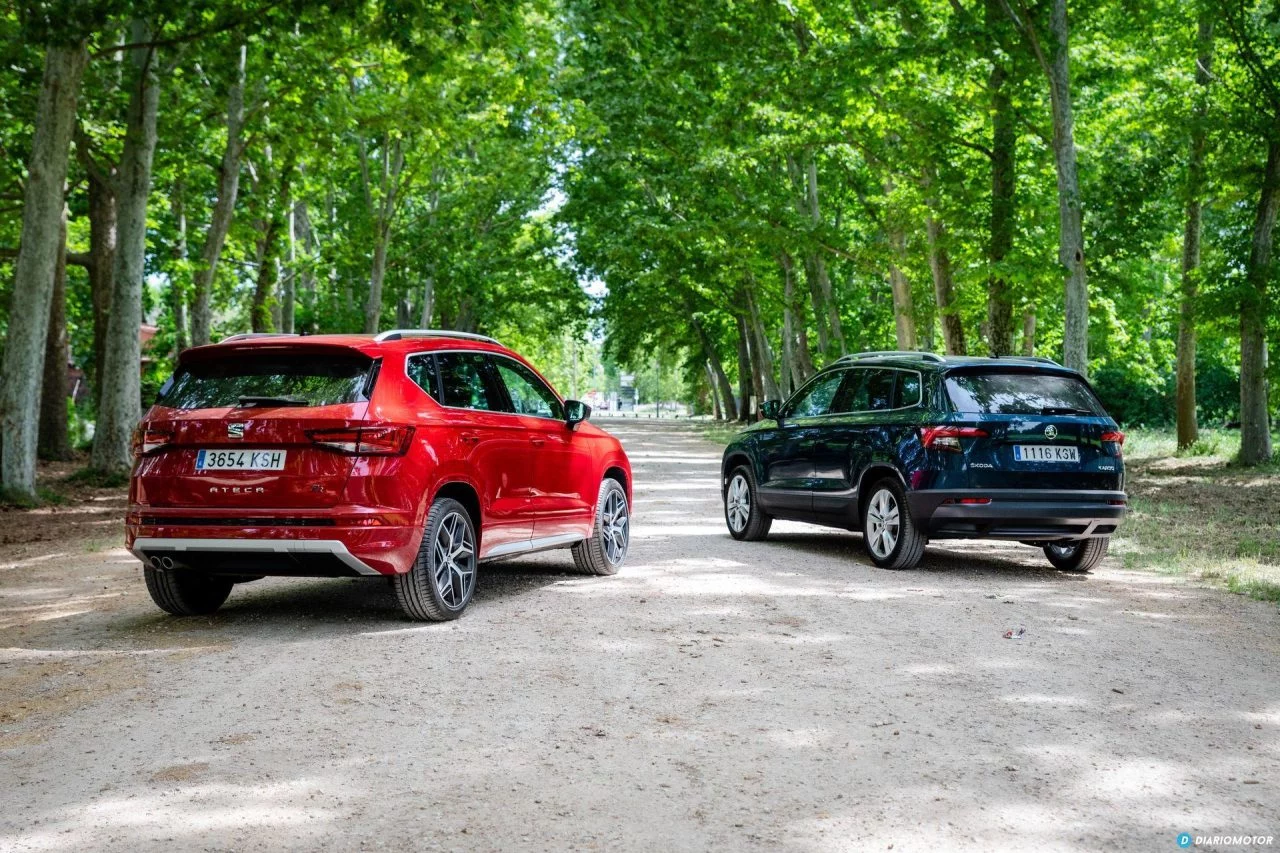 Prueba Seat Ateca Skoda Karoq 10 