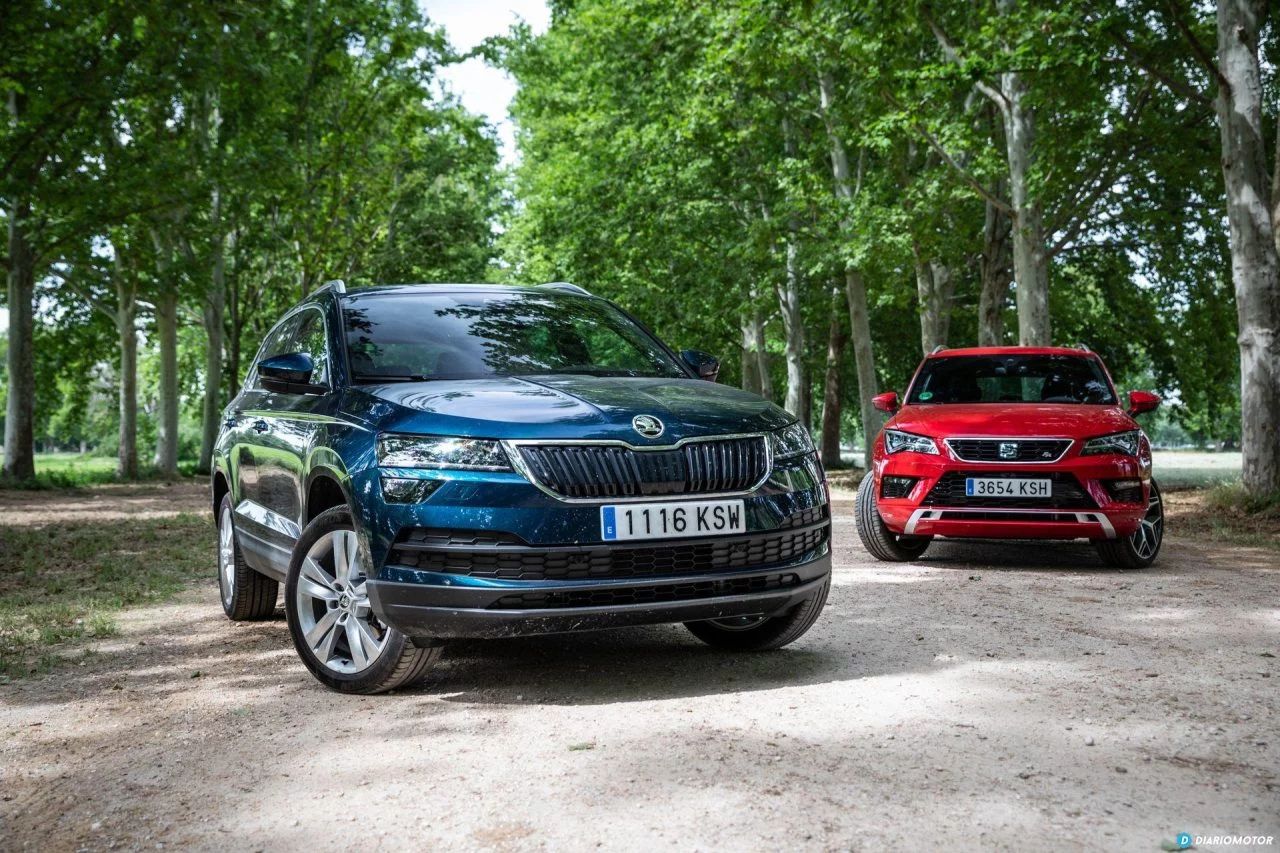 Prueba Seat Ateca Skoda Karoq 2 