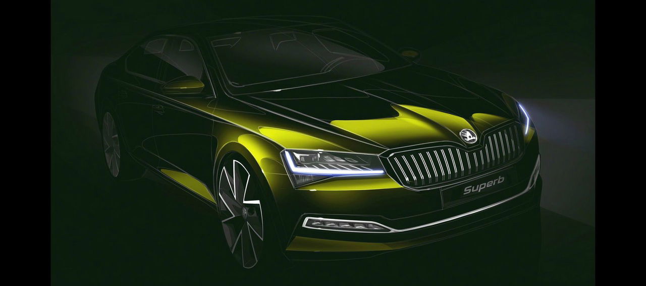 Skoda Superb 2019 Teaser