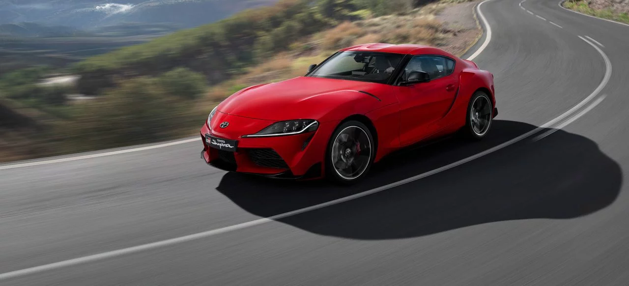 Toyota Supra Rojo 2019 Frontal