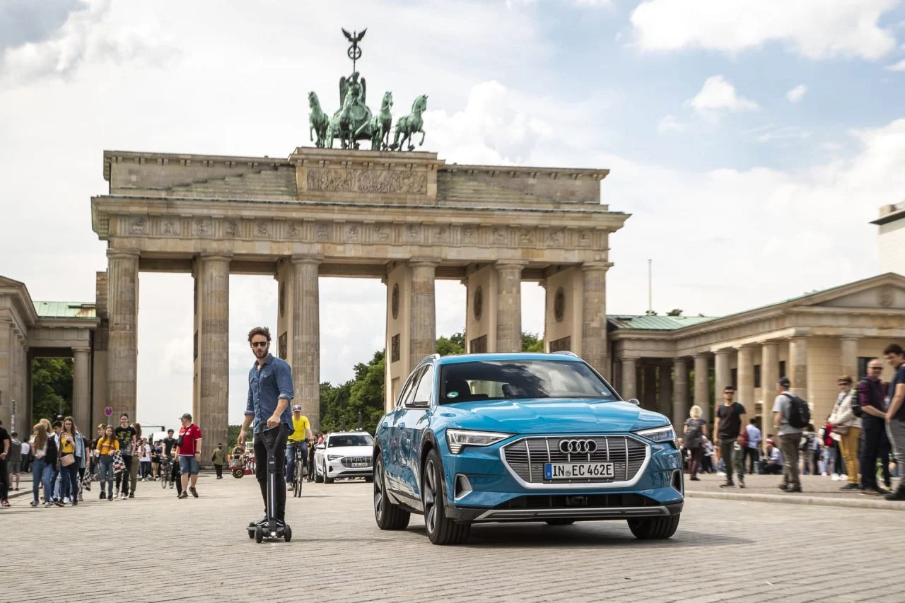 Audi Combines E Scooter With Skateboard