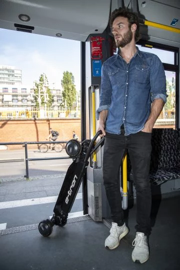 Audi Combines E Scooter With Skateboard