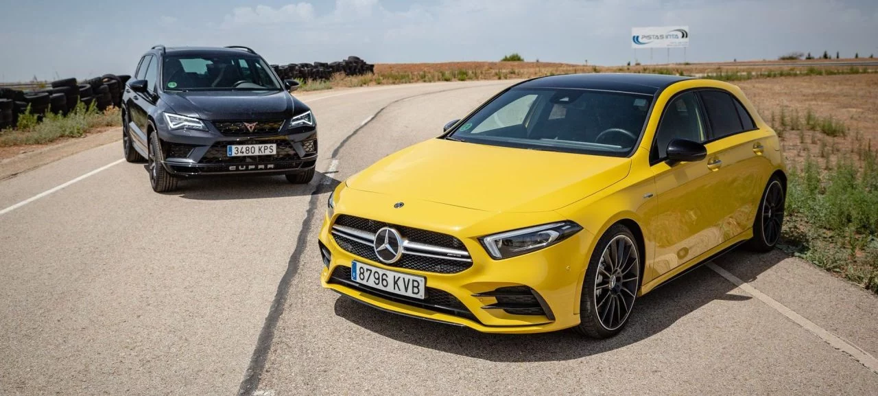 Mercedes Amg A 35 Vs Cupra Ateca P