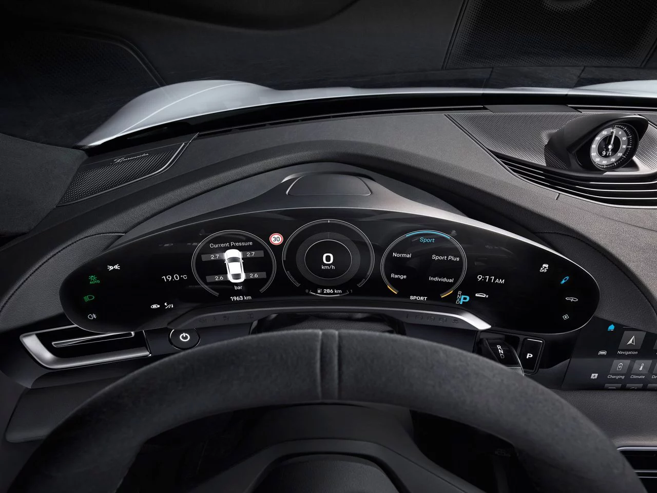 Porsche Taycan 2020 Interior 02