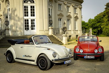 The E Beetle And A Red Beetle With Boxer Engine