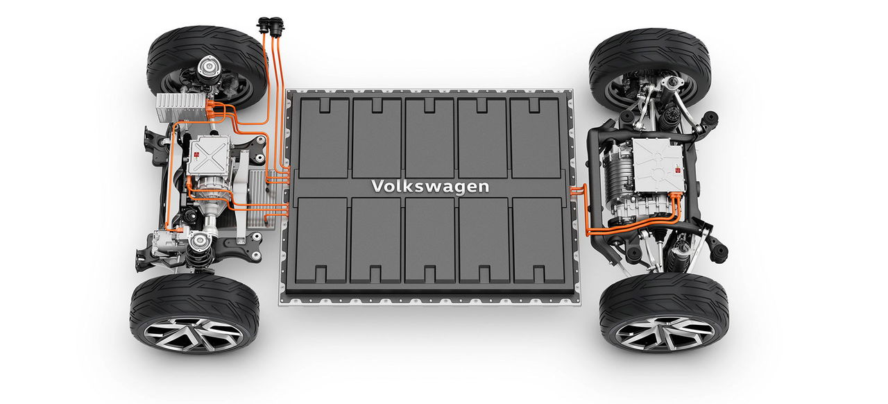 Volkswagen Ford Coche Electrico Plataforma Meb