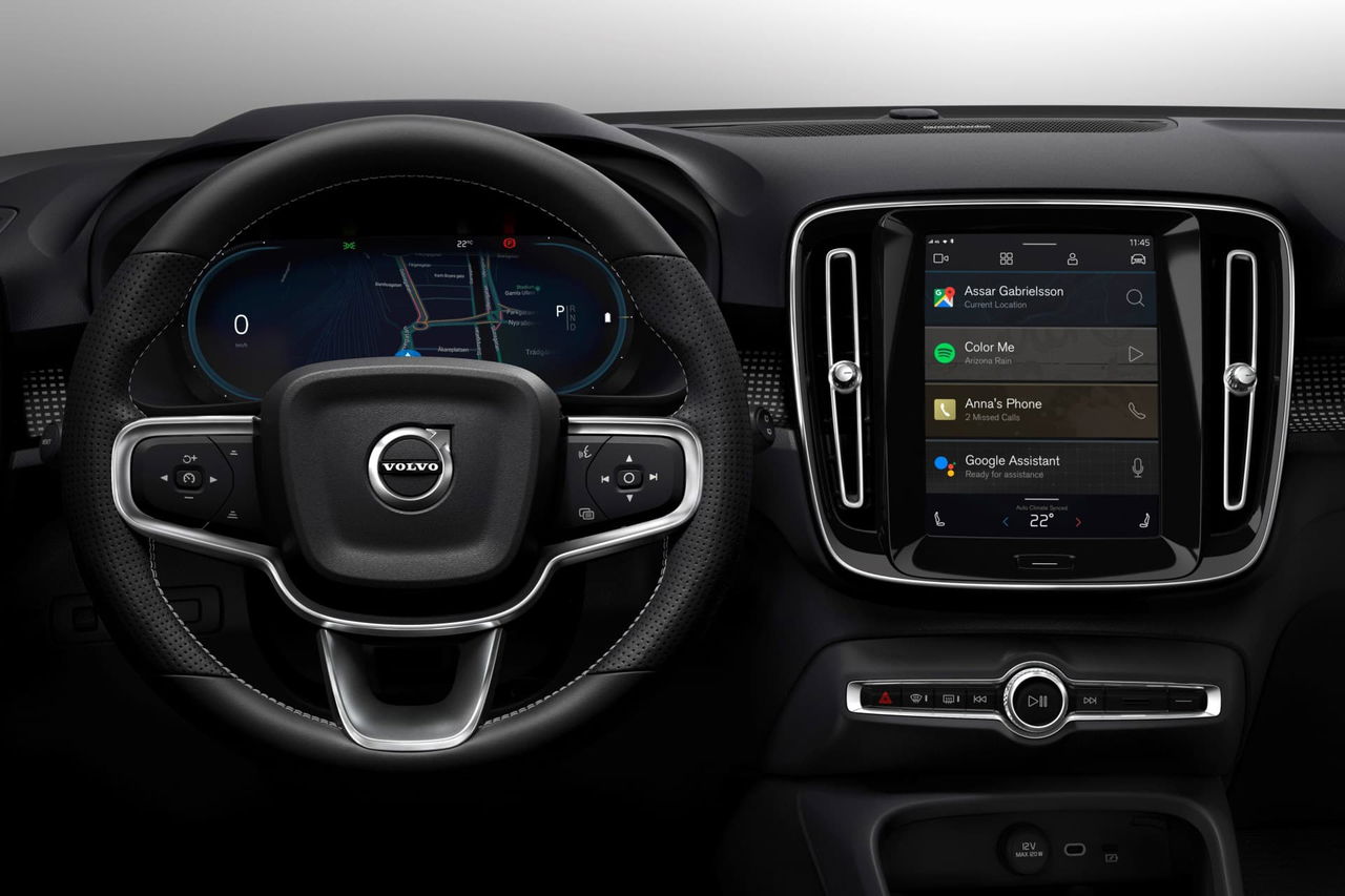 Fully Electric Volvo Xc40 Introduces Brand New Infotainment System