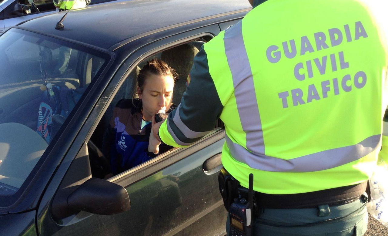 Multa Trafico Tiempo Guardia Civil Control Alcoholemia