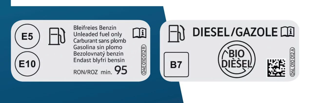 Diesel R33 Biodiesel B7 Etiqueta Combustible