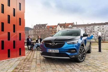 Opel Grandland X Hybrid4 2020 Azul 19