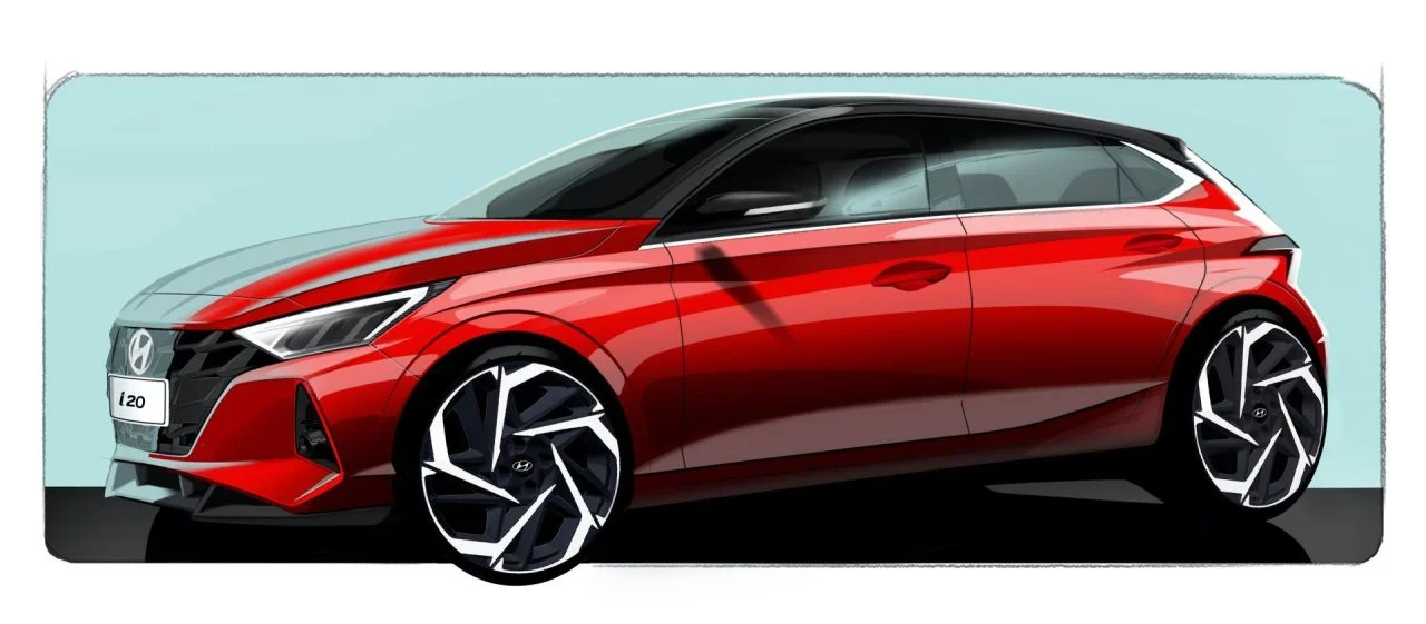 Hyundai I20 Boceto 2020 1