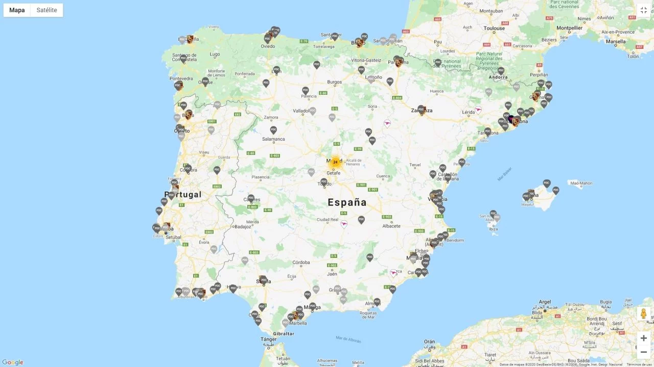 Porsche Destination Charging Mapa 0320