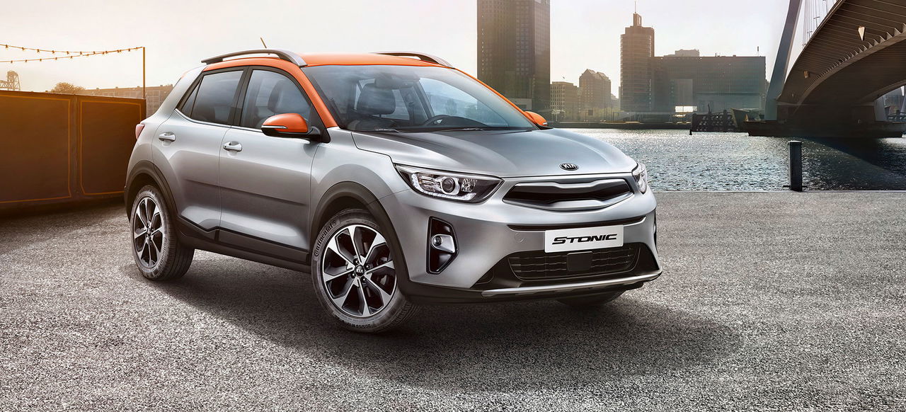 Kia Stonic Gris Oferta Abril 2020 Frontal