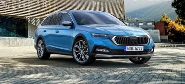 Skoda Octavia Scout Azul 2020 Frontal