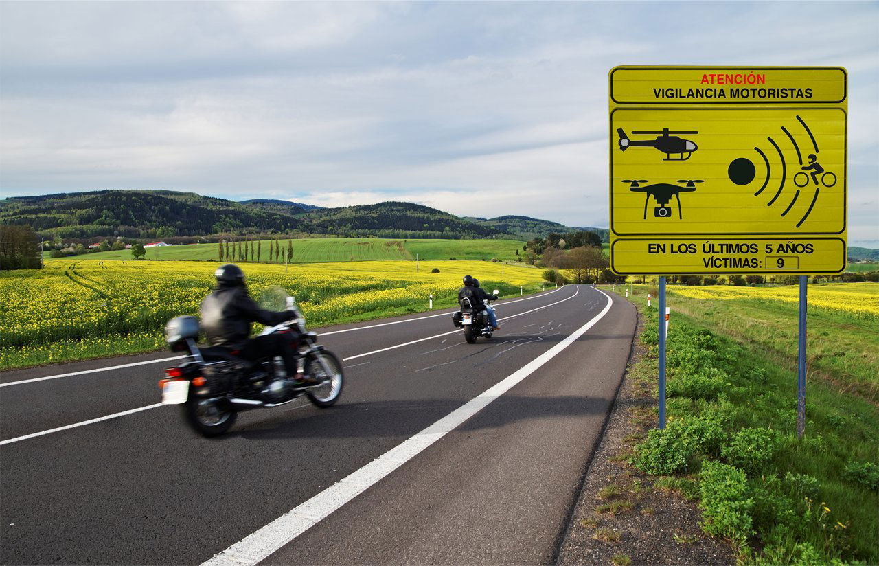 Dgt Nueva Senal Vigilancia Motoristas Carretera