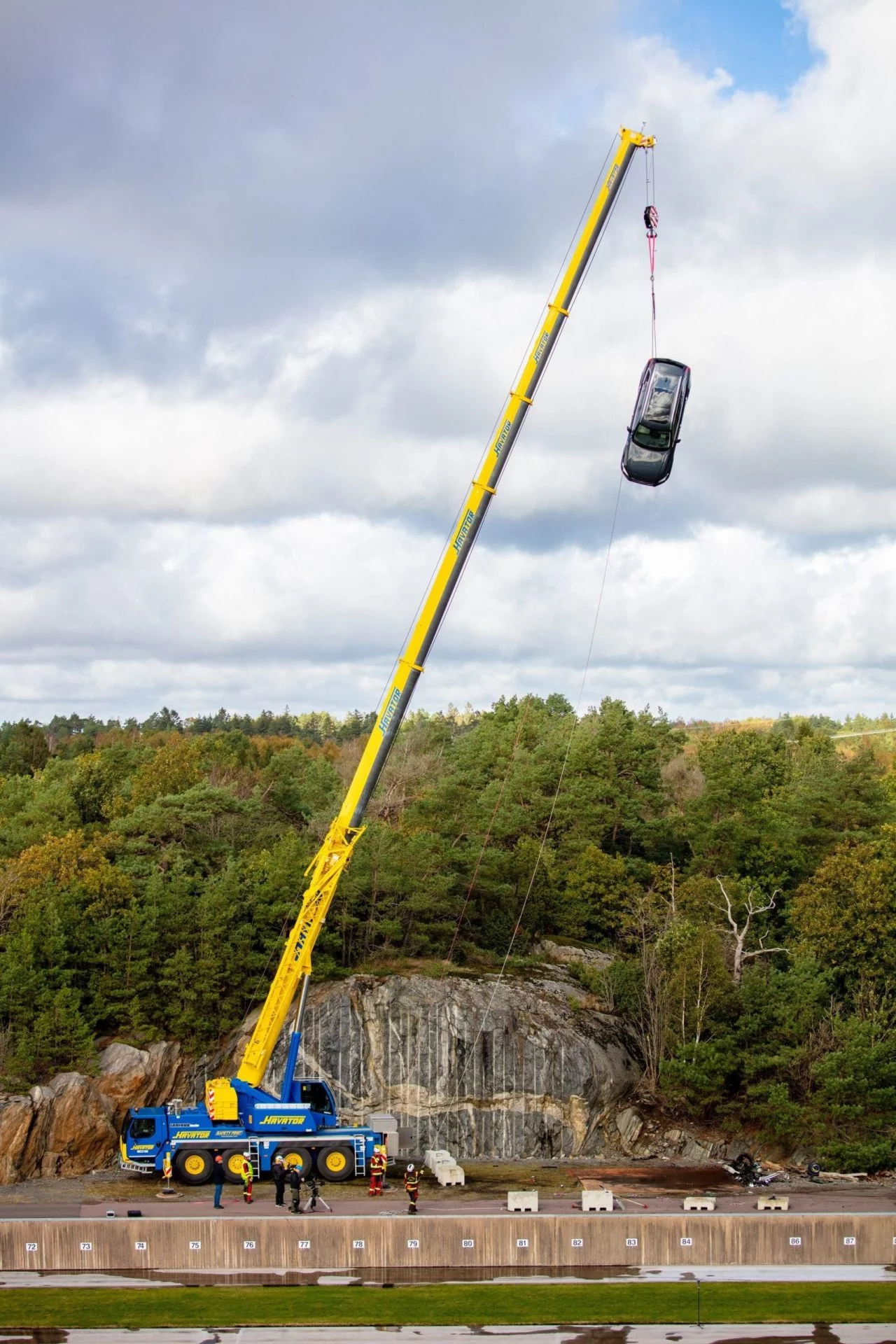 Volvo Cars Drops New Cars From 30 Metres To Help Rescue Services Save Lives