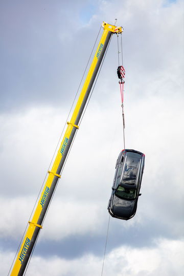 Volvo Cars Drops New Cars From 30 Metres To Help Rescue Services Save Lives