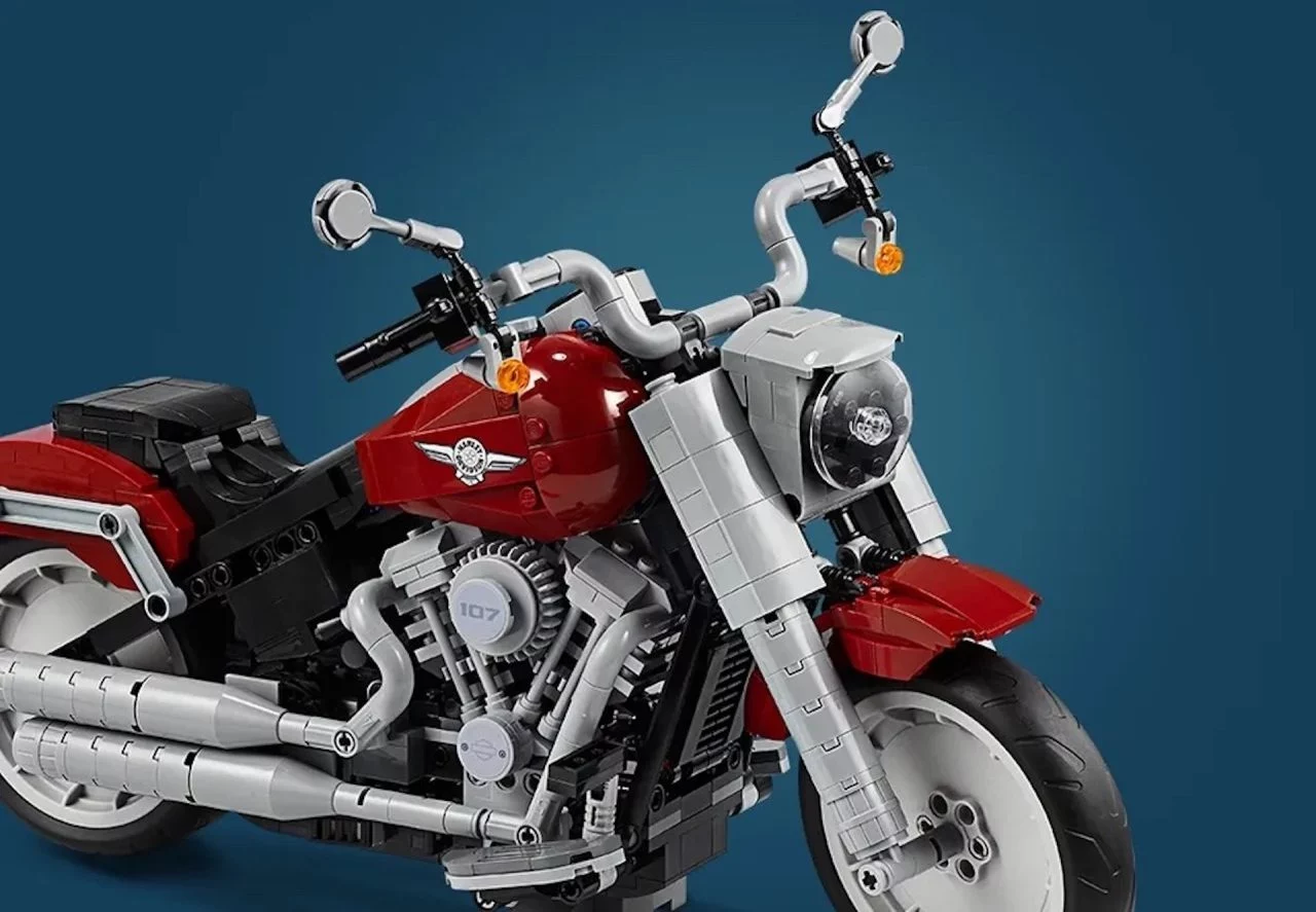 Moto Lego Harley Davidson Fatboy2