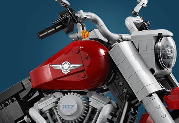 Moto Lego Harley Davidson Fatboy7