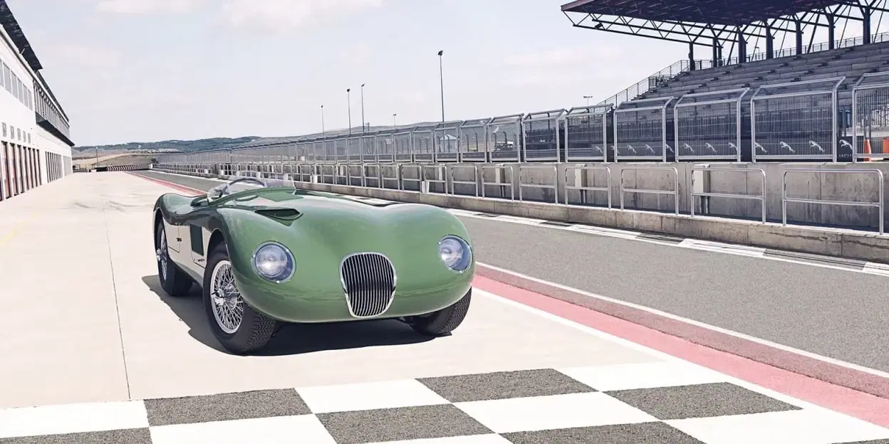 Jaguar C Type 2021 Le Mans 0121 020