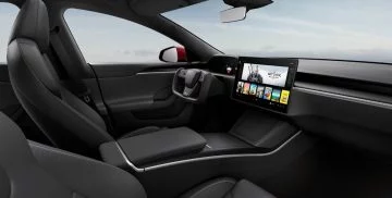 Tesla Model S 2021 Interior Negro 006