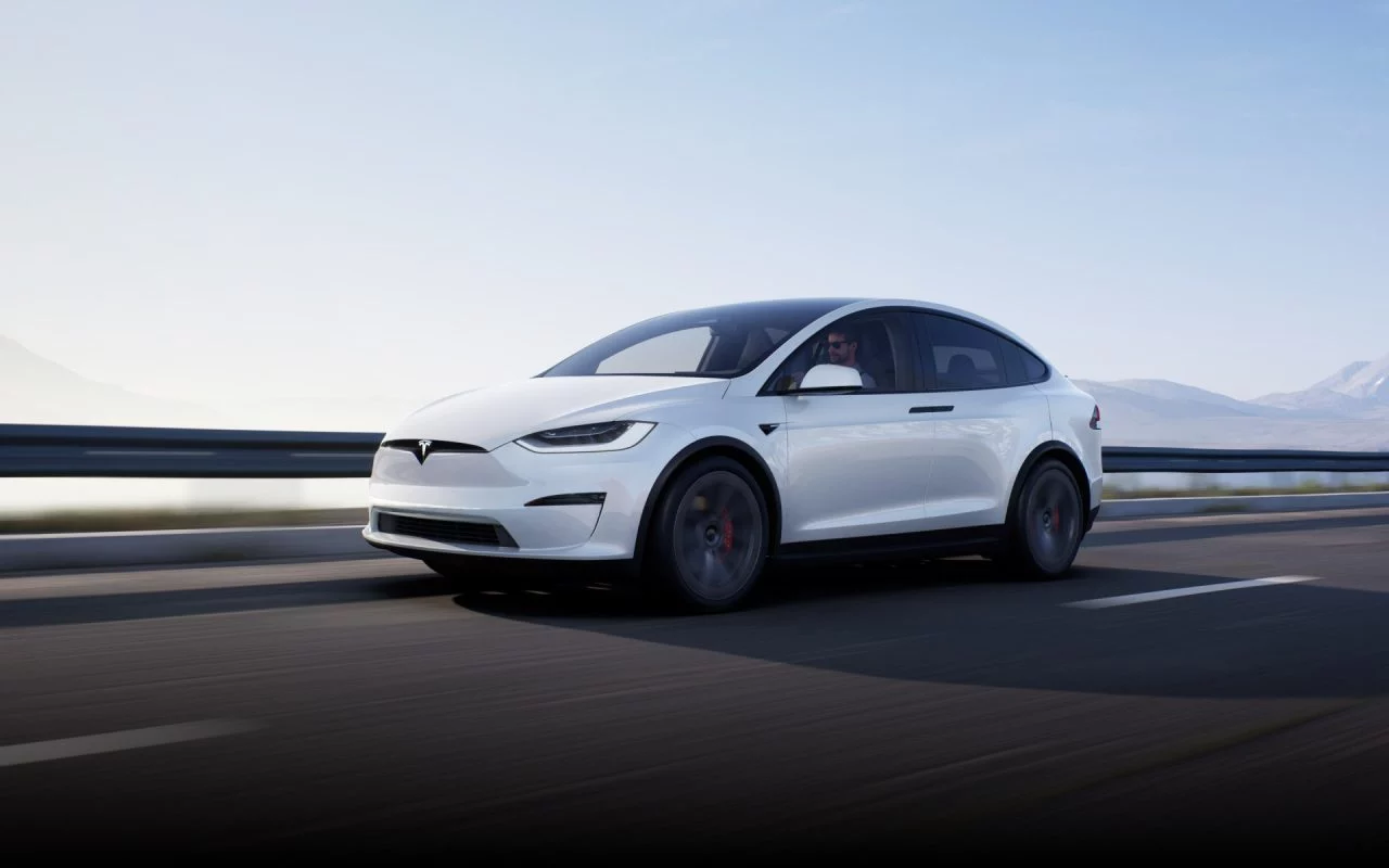 Tesla Model X 2021 Blanco 02