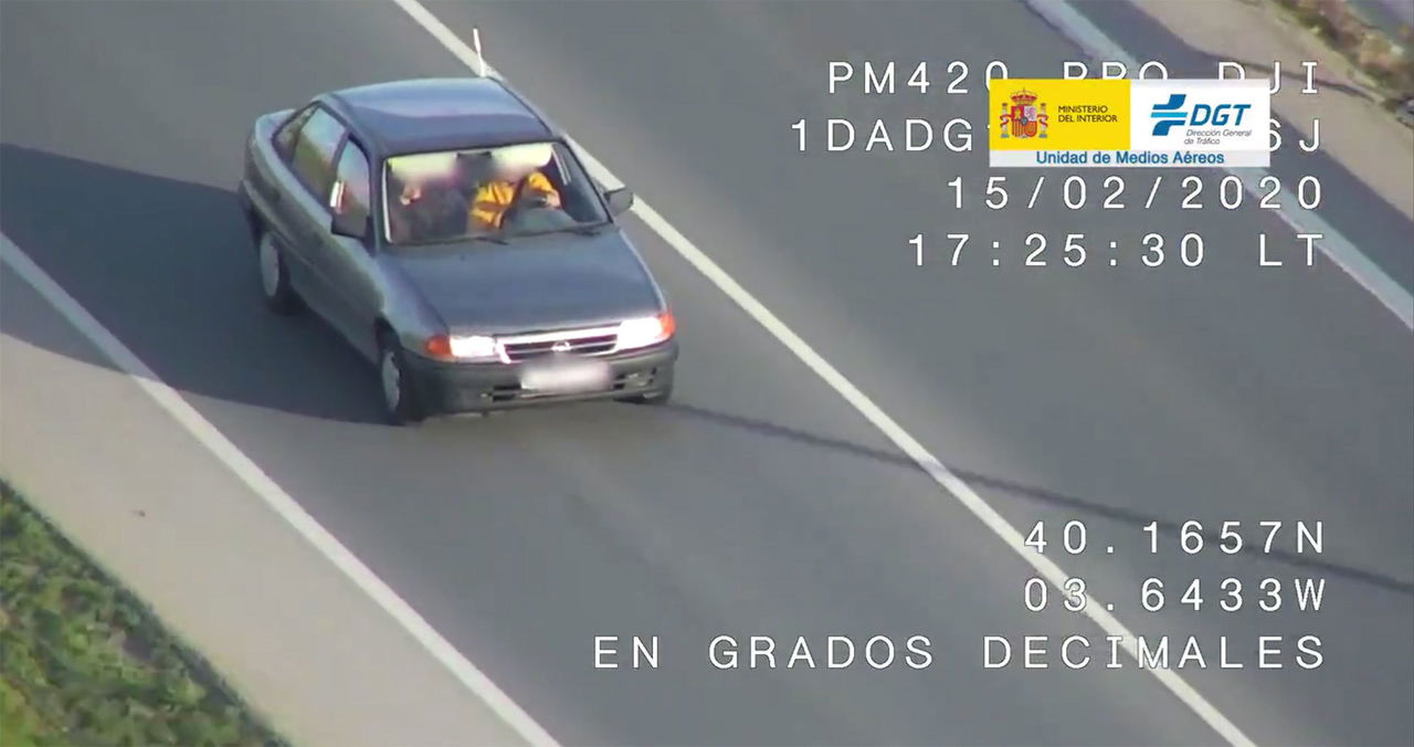 Cinturon Seguridad Multa Dgt Dron