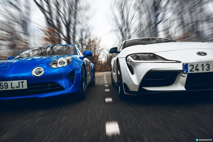 Alpine A110s Vs Toyota Supra 053 