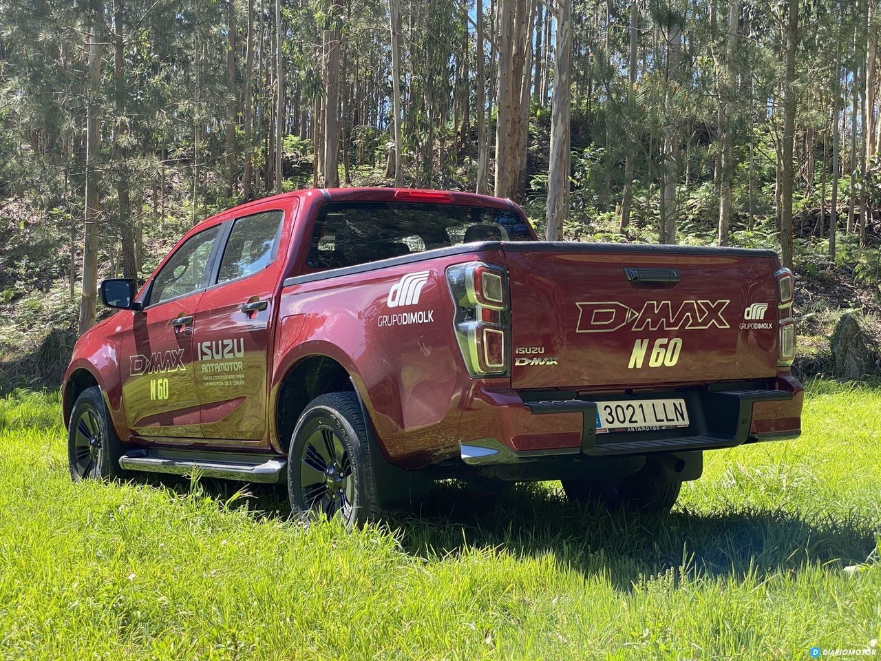 Isuzu Dmax N60ff Trasera Perfil 