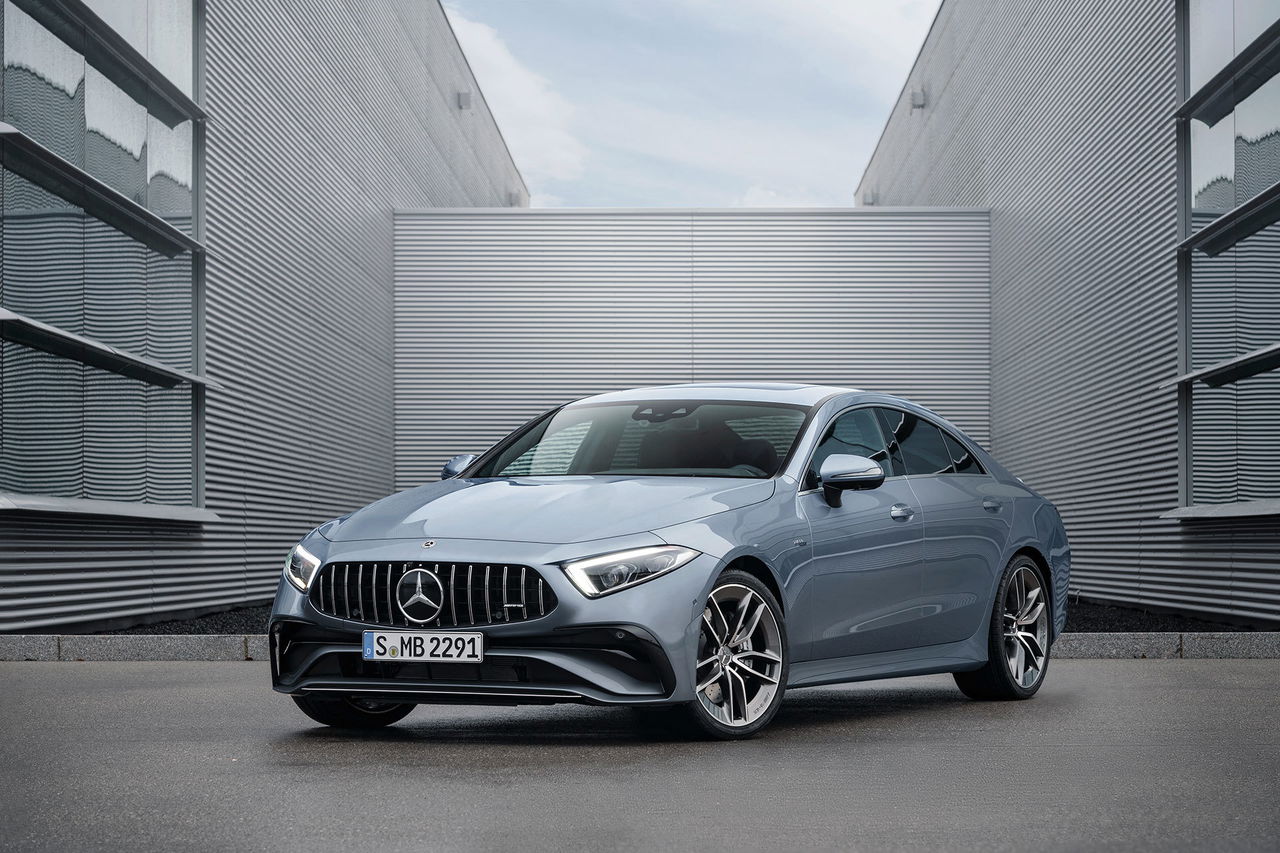 Mercedes Amg Cls 53 4matic 2021 Gris Azul Claro Costa Azul 14