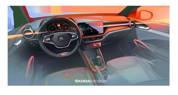 Skoda Fabia Interior 2021 01