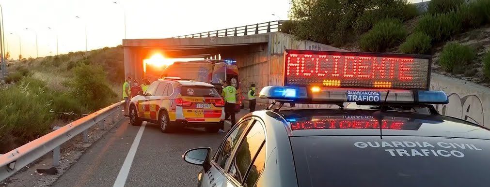 Accidente Moto Coche Guardia Civil