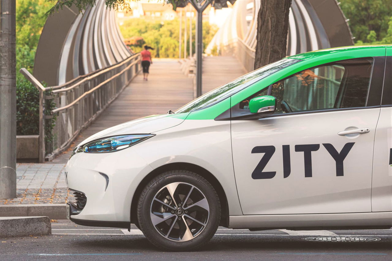 Ciudad Coche Compartido Zity Renault Zoe