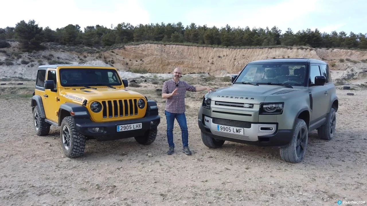 Comparativa 4x4 Jeep Wrangler Land Rover Defender 00023