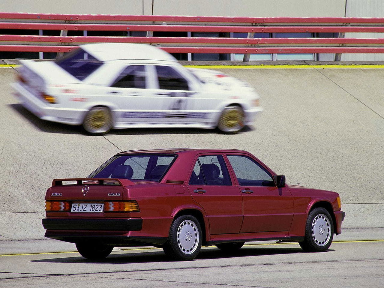 Mercedes 190 Limite Velocidad Autobahn