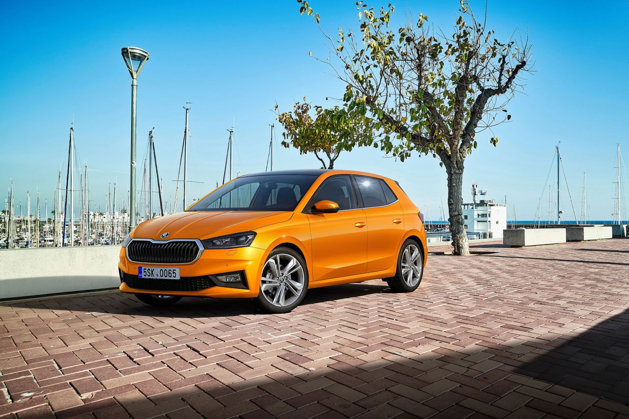 Skoda Fabia 2021 Naranja Frontal 3