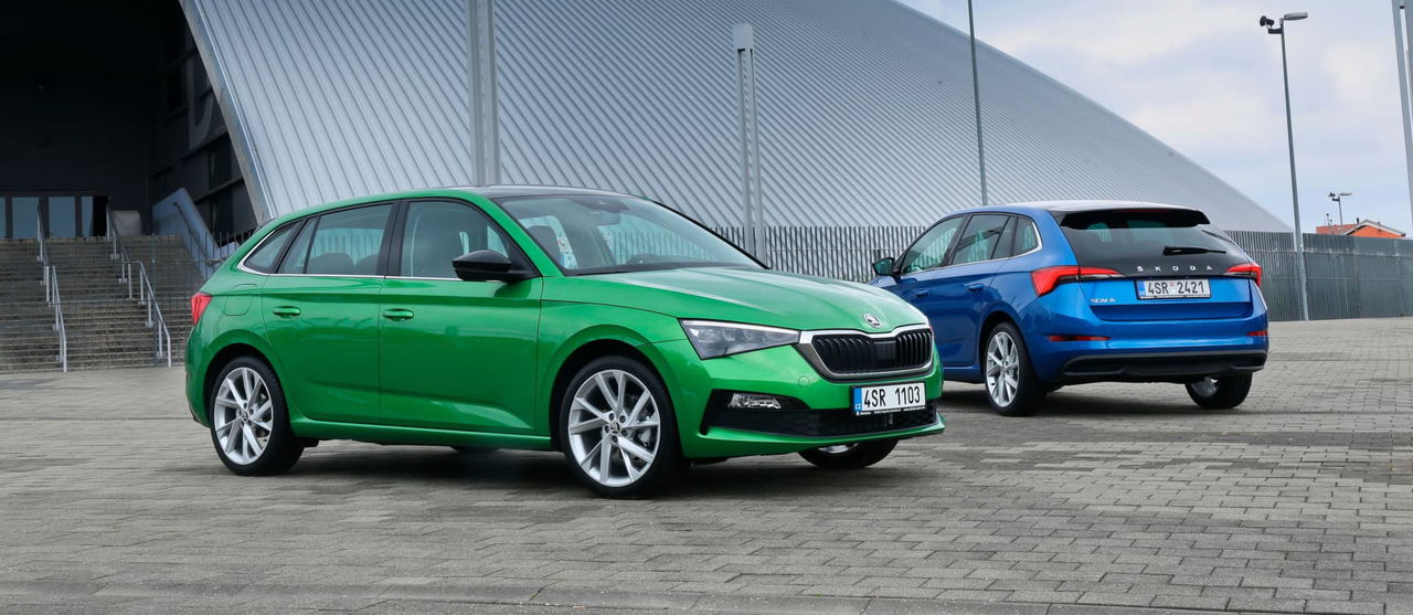 Skoda Scala 2021 Gama Azul Verde