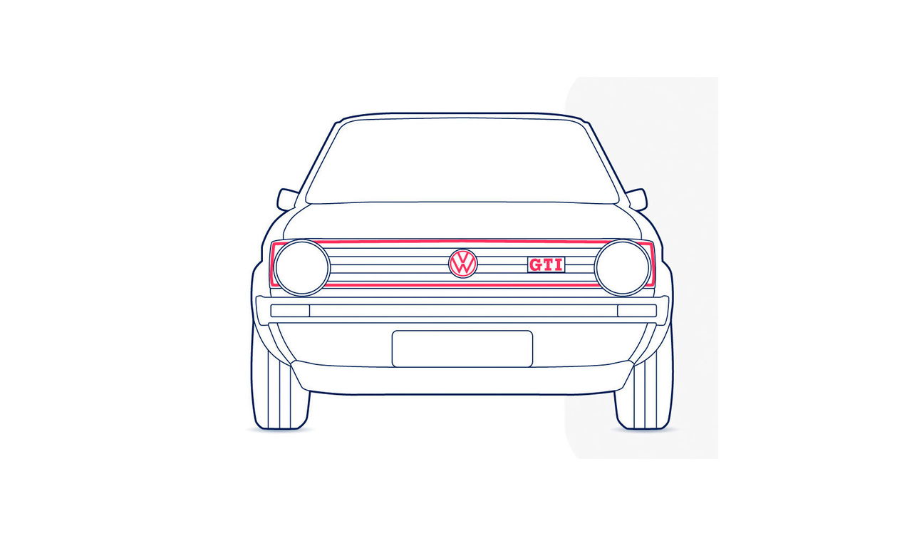 Volkswagen Golf Gti Ilustracion