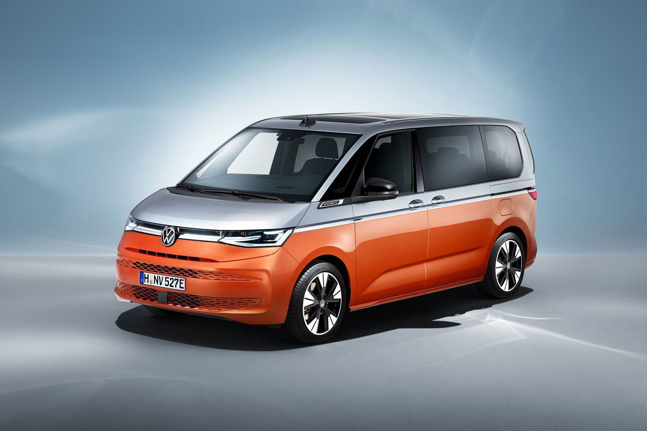 Color Coche Volkswagen Multivan Gris Naranja