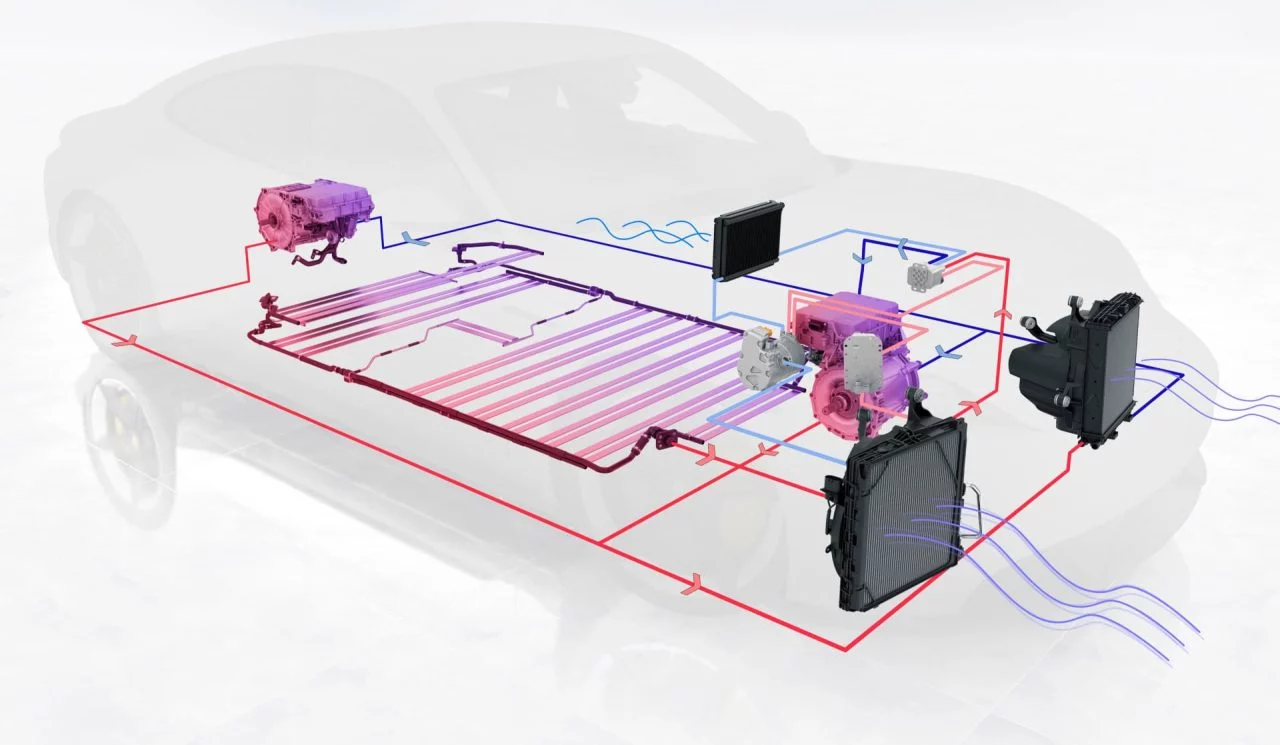 Porsche Taycan Baterias Refrigeracion