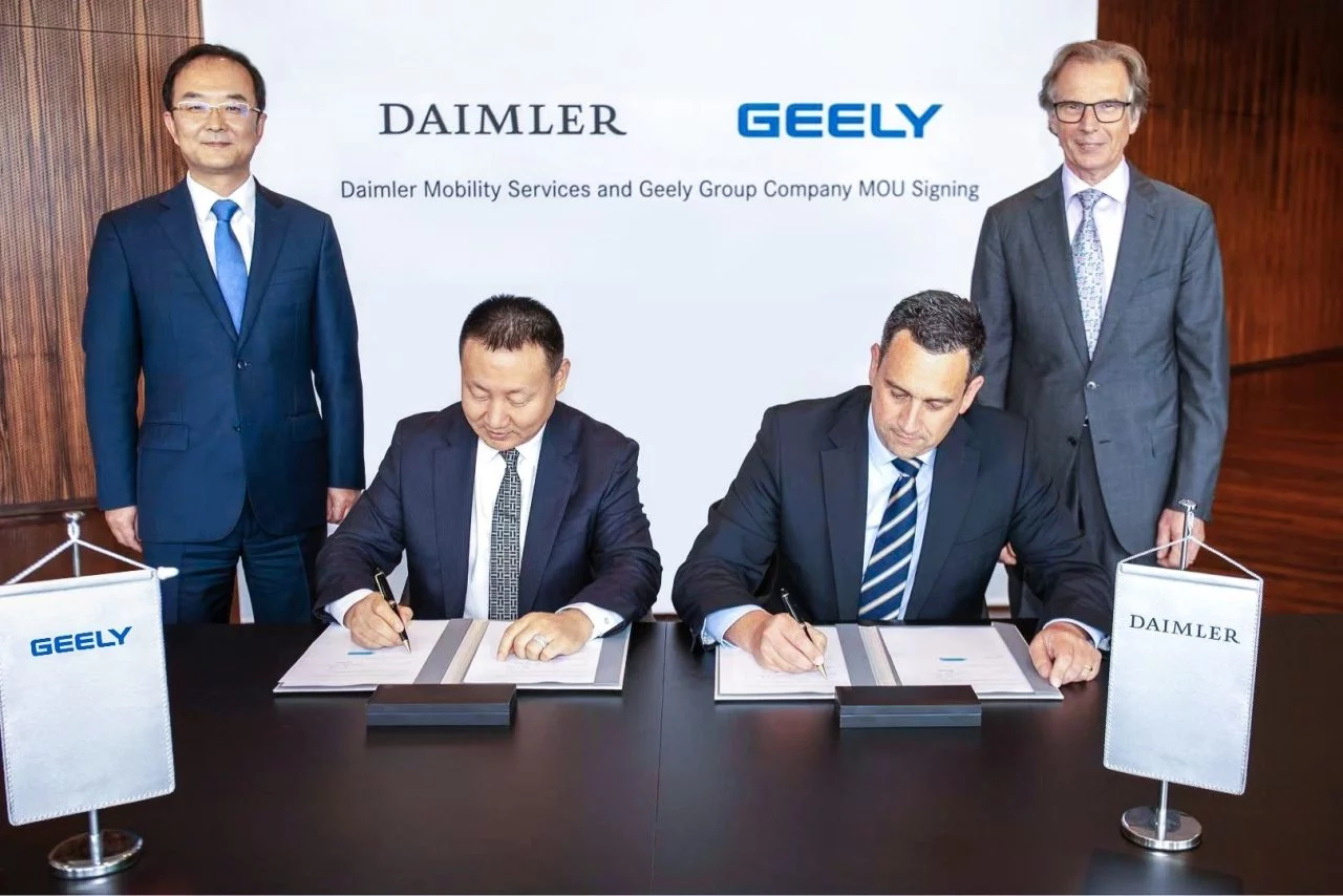 Daimler Mobility Services Und Geely Group Company Gründen Joint Venture Für Premium Ride Hailing In China Daimler Mobility Services And Geely Group Company Form Premium Ride Hailing Joint Venture In China