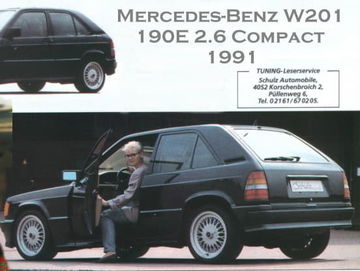 Schulz 190e City Mercedes Historia 06