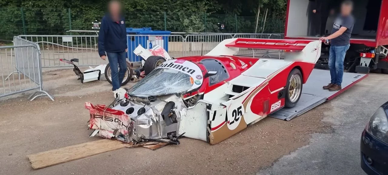 Porche 962 Accidente