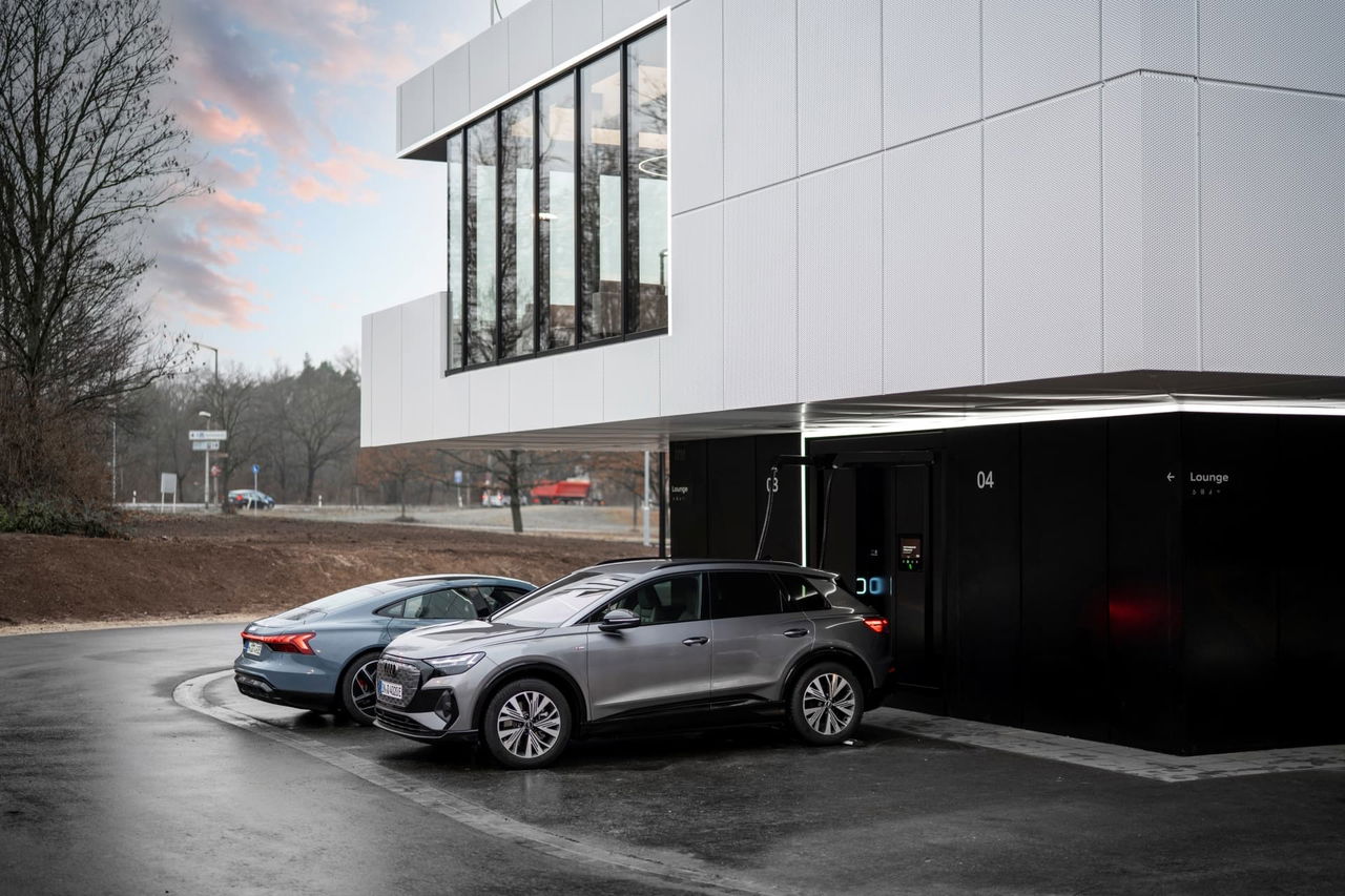 World First: Start Of The Audi Charging Hub As An Urban Quick Ch