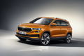 Skoda Karoq 2022 01 Exterior Frontal Naranja