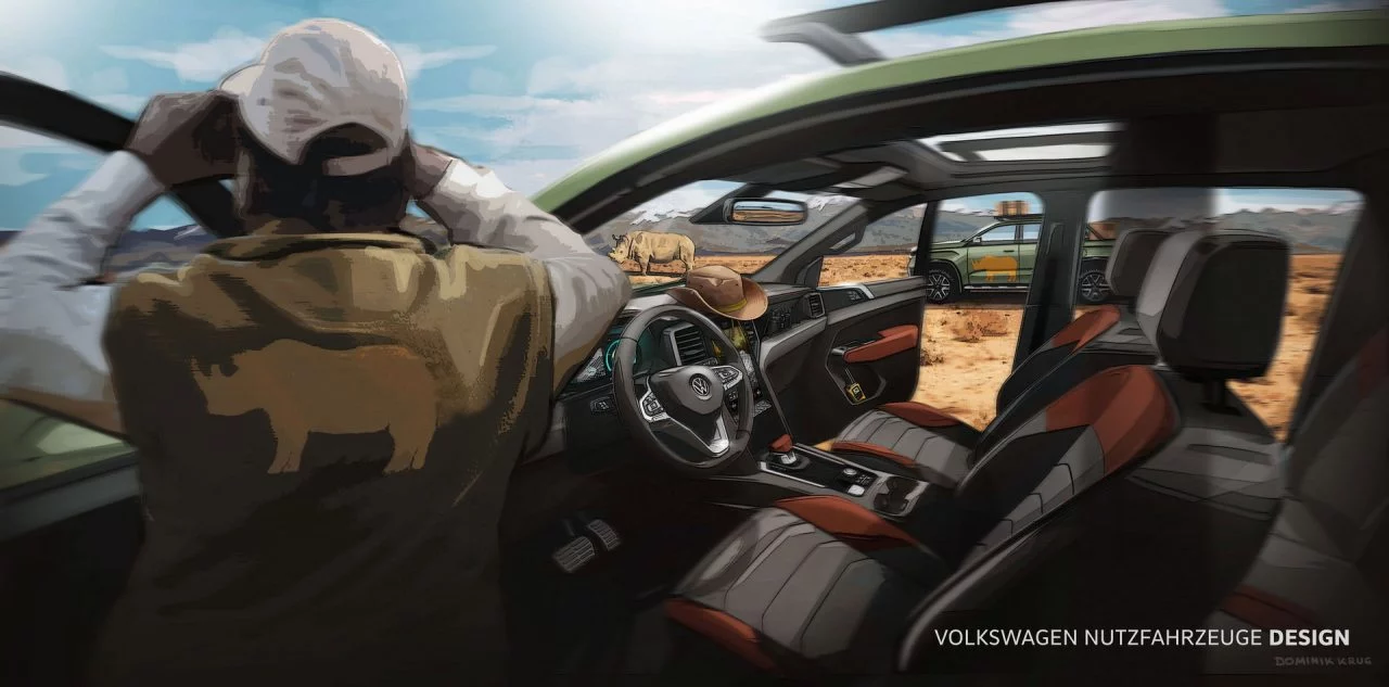 Volkswagen Amarok 2023 Teaser 02