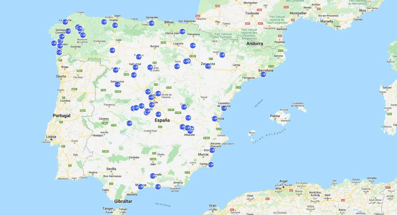 Mapa Radares Camuflados Dgt 02